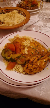 Couscous du Restaurant marocain Le Riad de Marrakech à Laroche-Saint-Cydroine - n°3