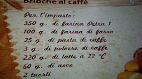 Menu du Il Ritorno Del BAR IL FURORE à Pachino