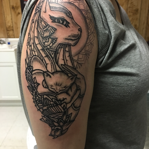Explore name tattoos on wrist ideas, creative tattoo ideas in Centre, available at Leftys