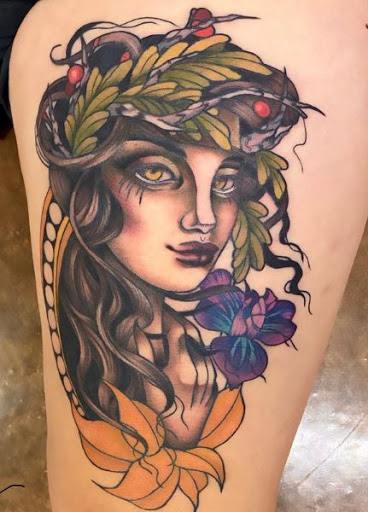 Explore mens tattoo sleeve ideas, creative tattoo ideas in Woodstock, available at Lost Lagoon Tattoo