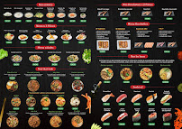Carte du B sushi & thaï wok à Paris
