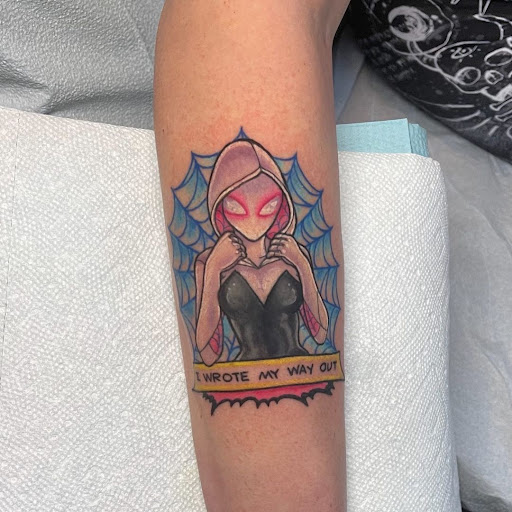 Explore cool arm sleeve tattoo ideas, creative tattoo ideas in Virginia Beach, available at Studio Evolve