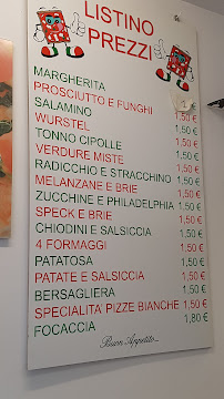 Menu du Pizza al Pezzo Astra à San Donà di Piave