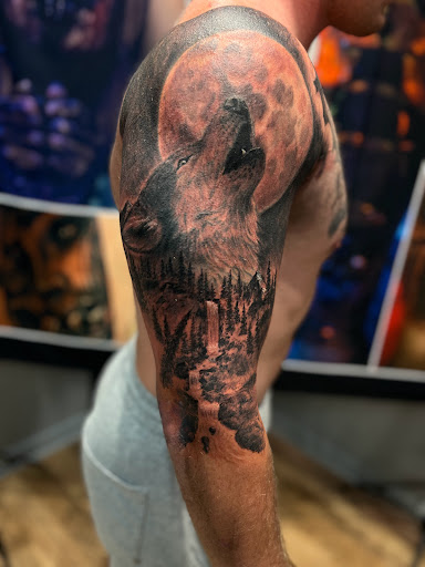 Explore women's tattoo placement ideas, creative tattoo ideas in Brunswick, available at Brunswick Tattoo Company