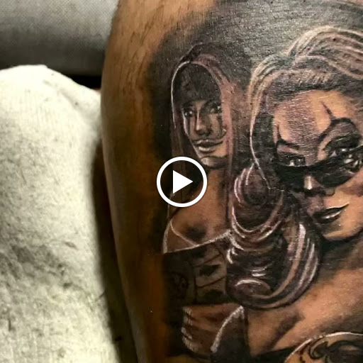 Explore small neck tattoo ideas, creative tattoo ideas in Dallas, available at Empire barbers & Ink