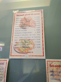 Da Giulio à Pavia menu