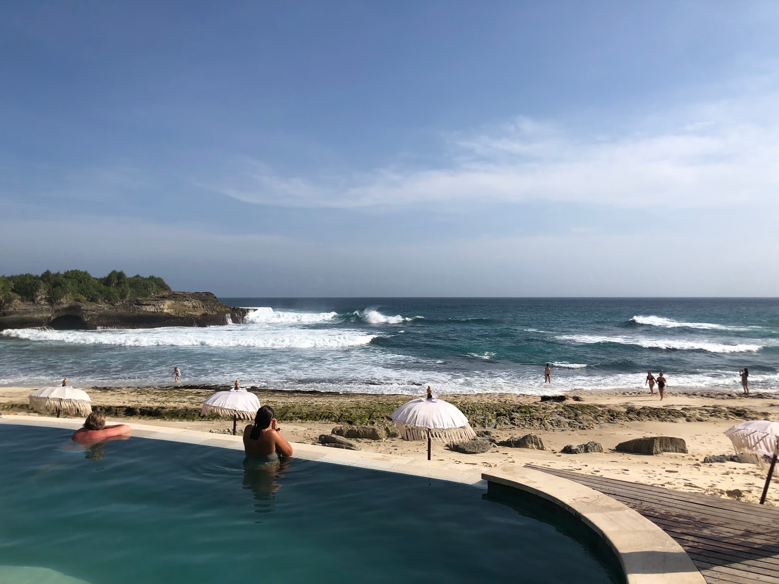 Photo of Sandy Bay Beach partly hotel area