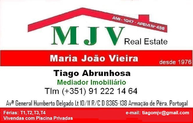 Avaliações doMaria João Vieira - Mediação Imobiliária Unipessoal Lda em Silves - Imobiliária