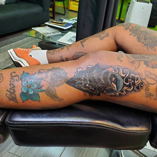 Explore tattoo ideas with childrens names, creative tattoo ideas in Riverside, available at Darkstar Tattoo CA