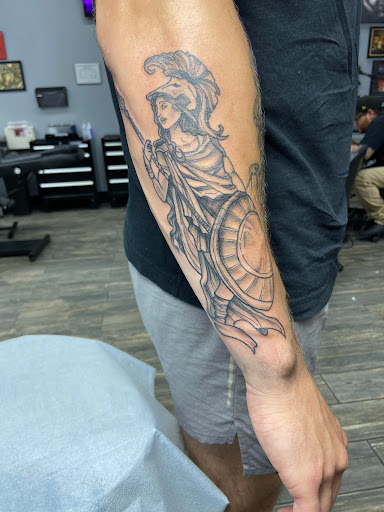 Explore head tattoo ideas, creative tattoo ideas in El Paso, available at American Tattoo Society of Ft Bliss