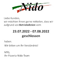 Ristorante Pizzeria Nido à Brilon carte