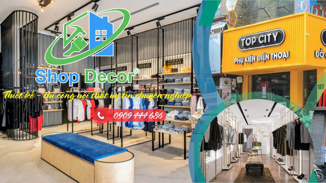 Công Ty Thiết Kế Thi Công Nội Thất Và Biển Quảng Cáo Shop, Cửa Hàng, Showroom, Nhà Hàng, Quán Cafe - Tea, Salon Tóc, Spa - Nail, Thẩm Mỹ Viện, Phòng Khám