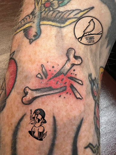 Explore male chest tattoo ideas, creative tattoo ideas in Nashville, available at RedBird Tattoo