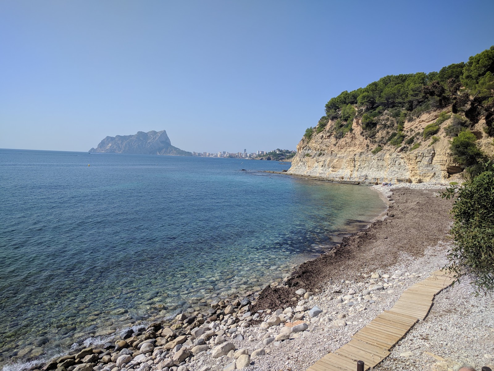 Photo de Cala Baladrar zone des équipements