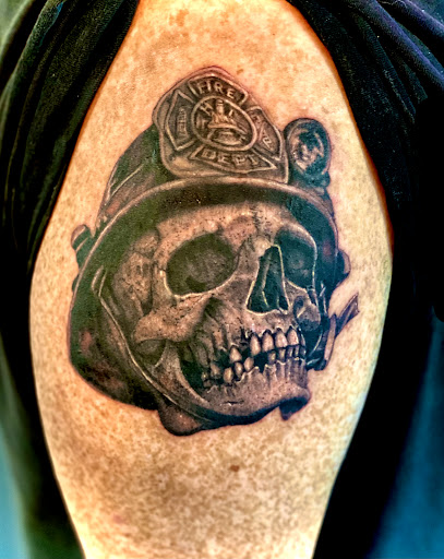 Explore punk rock tattoo ideas, creative tattoo ideas in Bellingham, available at Kalamalka INK Tattoo