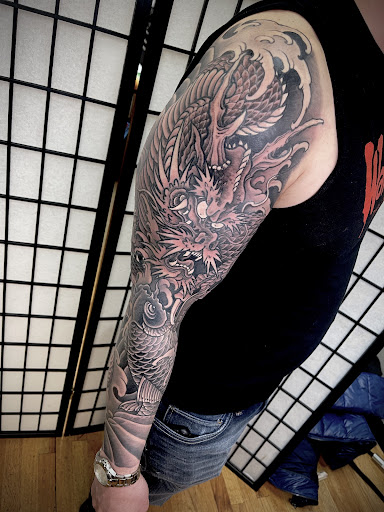 Explore couple hand tattoo ideas, creative tattoo ideas in Staten Island, available at Bound For Glory Tattoo
