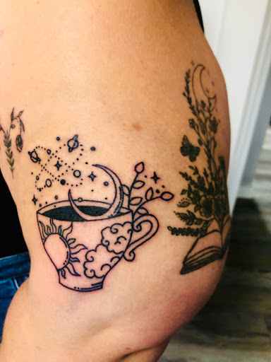Explore strength tattoo ideas for females, creative tattoo ideas in North Tonawanda, available at Dark Side Ink Tattoo Studio