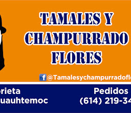 Tamales y champurrado flores photo