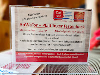 Menu du Eisch Gastronomie GmbH & Co. KG à Plattling