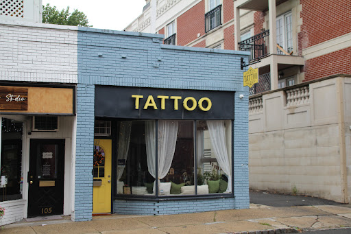 Explore man face tattoo ideas, creative tattoo ideas in Westfield, available at American Dream Tattoo