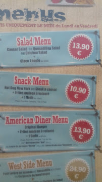 American diner à Sillingy menu