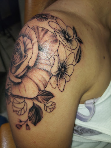 Explore ortiz tattoo ideas, creative tattoo ideas in Odessa, available at Little Dragon Tattoos Studio