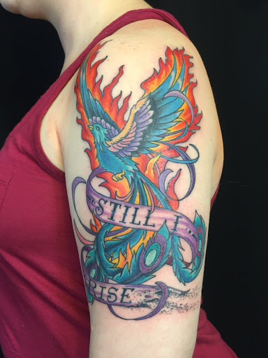 Explore tattoo ideas for family tree, creative tattoo ideas in Laramie, available at Vintage Electric Tattoo