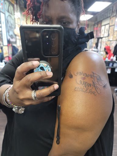 Explore tattoo ideas for mens thigh, creative tattoo ideas in Washington, available at Tattoo Paradise