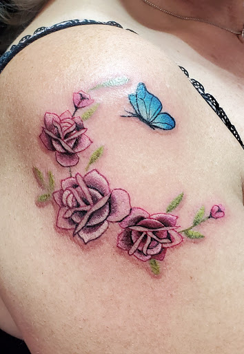 Explore tattooed wedding ring ideas, creative tattoo ideas in Youngstown, available at Twisted Metal Custom Body Art