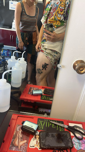 Explore hawaii flower tattoo ideas, creative tattoo ideas in Moab, available at Desert Raven Ink