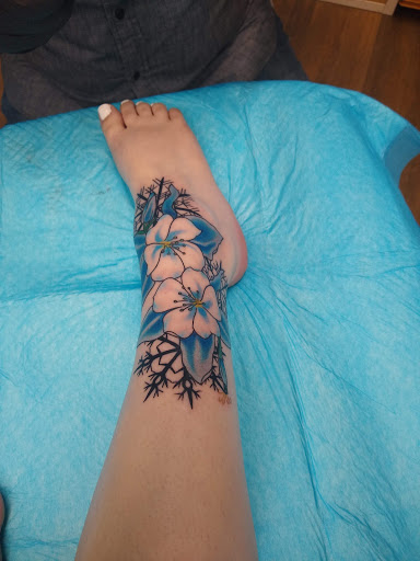 Explore sound wave tattoo ideas, creative tattoo ideas in Gaithersburg, available at No Sleep Art & Tattoo Studio