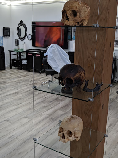 Explore full arm sleeve tattoo ideas for men, creative tattoo ideas in Shingle Springs, available at The Skull Museum