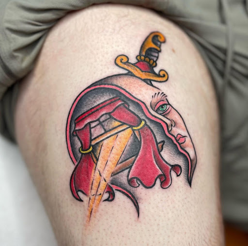 Explore nirvana tattoo ideas, creative tattoo ideas in Orlando, available at Full Circle Tattoo Collective