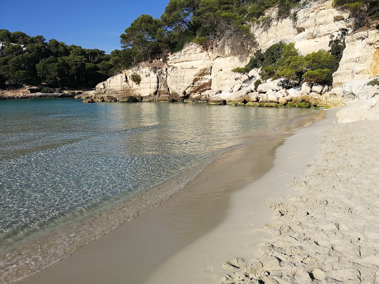 Photo de Cala Mitjana situé dans une zone naturelle