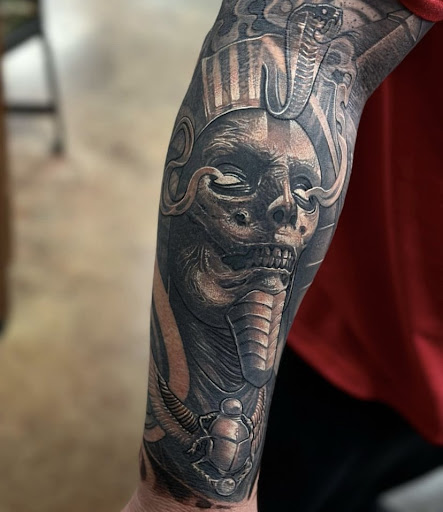 Explore hang loose tattoo ideas, creative tattoo ideas in Oklahoma City, available at Oklahoma Tattoo Collective