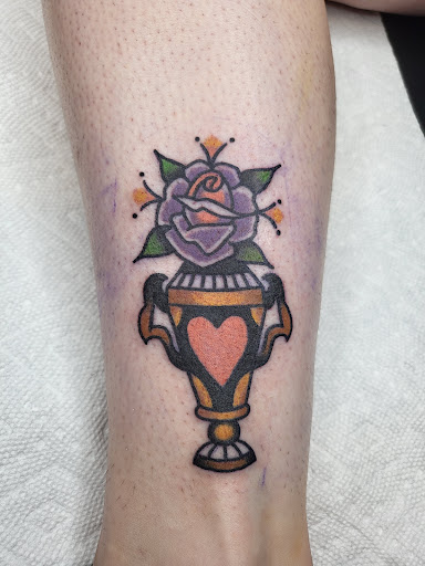 Explore women half sleeve tattoo ideas, creative tattoo ideas in White River Junction, available at Standard Company Tattoo