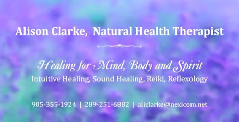 Alison Clarke, Natural Health Therapist