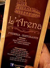 Restaurant italien Ristorante Pizzeria Arena à Zusmarshausen (le menu)