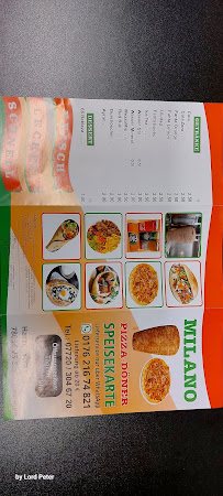 Milano Pizza à Villingen-Schwenningen carte
