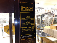 Restaurant Michi à Massy (le menu)