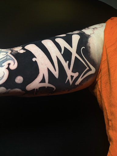 Explore matching husband and wife tattoo ideas, creative tattoo ideas in Washington, available at Tu Madres Tattoo