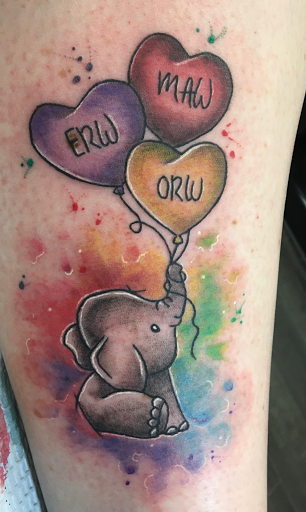 Explore crown tattoo cover up ideas, creative tattoo ideas in Pigeon Forge, available at Black Orchid Tattoo Studio