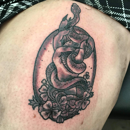 Explore street tattoos ideas, creative tattoo ideas in Dayton, available at Uppity Tattoos