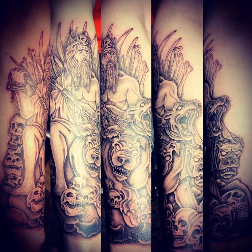 Explore forarm tattoo ideas, creative tattoo ideas in Waterford, available at Kave Art & Tattoo
