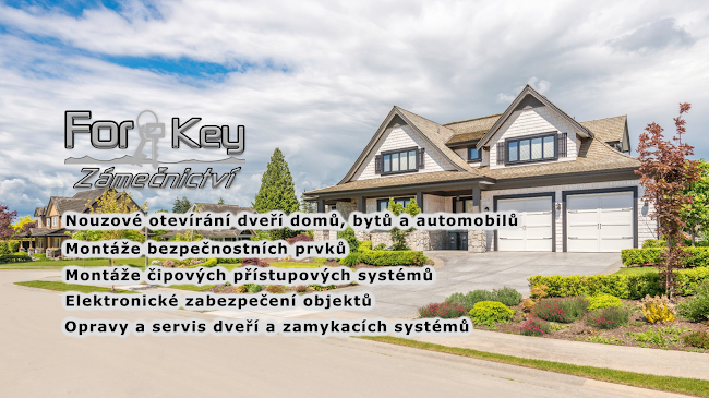 ForKey Zámečnictví Rakovník🔑 Otevírání aut a bytů 24/7 - Zámečnictví