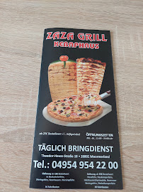 Restaurant de plats à emporter Zaza Grill à Moormerland (la carte)