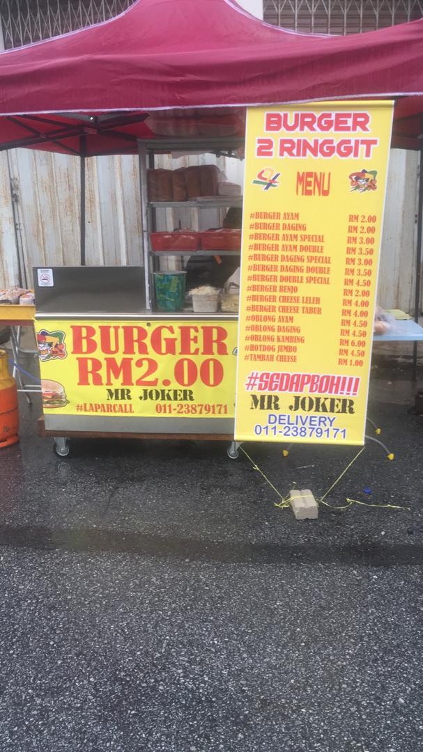 Burger RM2.00 MR Joker