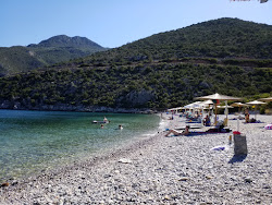 Agios Dimitriou beach'in fotoğrafı küçük koy ile birlikte