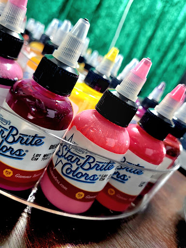 Explore surf tattoo ideas, creative tattoo ideas in Benton, available at Spectrum Tattoo