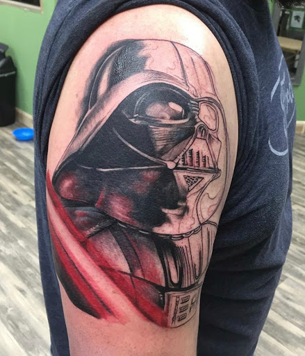 Explore dog tattoo ideas, creative tattoo ideas in Campbellsville, available at Green River Tattoo Company